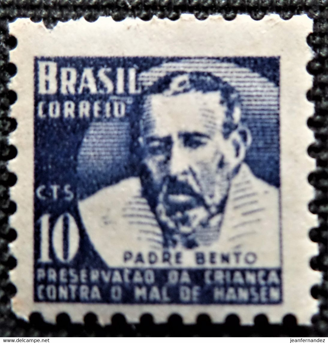 Timbre Taxe Du Brésil 1954 Fight Against Leprosy  Stampworld N° 5 Neuf Sans Charnière - Strafport