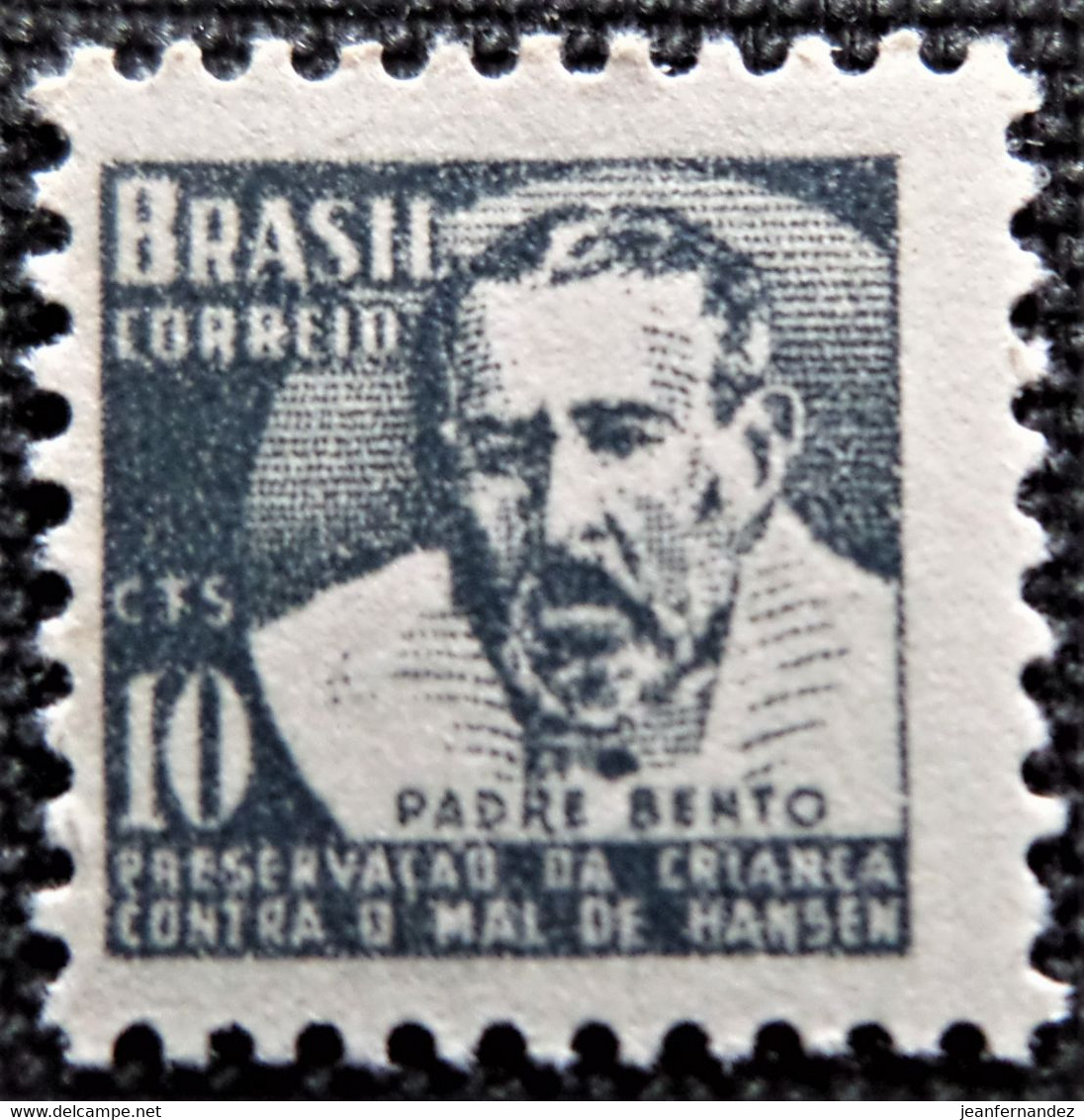 Timbre Taxe Du Brésil 1963 Fight Against Leprosy   Stampworld N° 11 Neuf Sans Charnière - Strafport