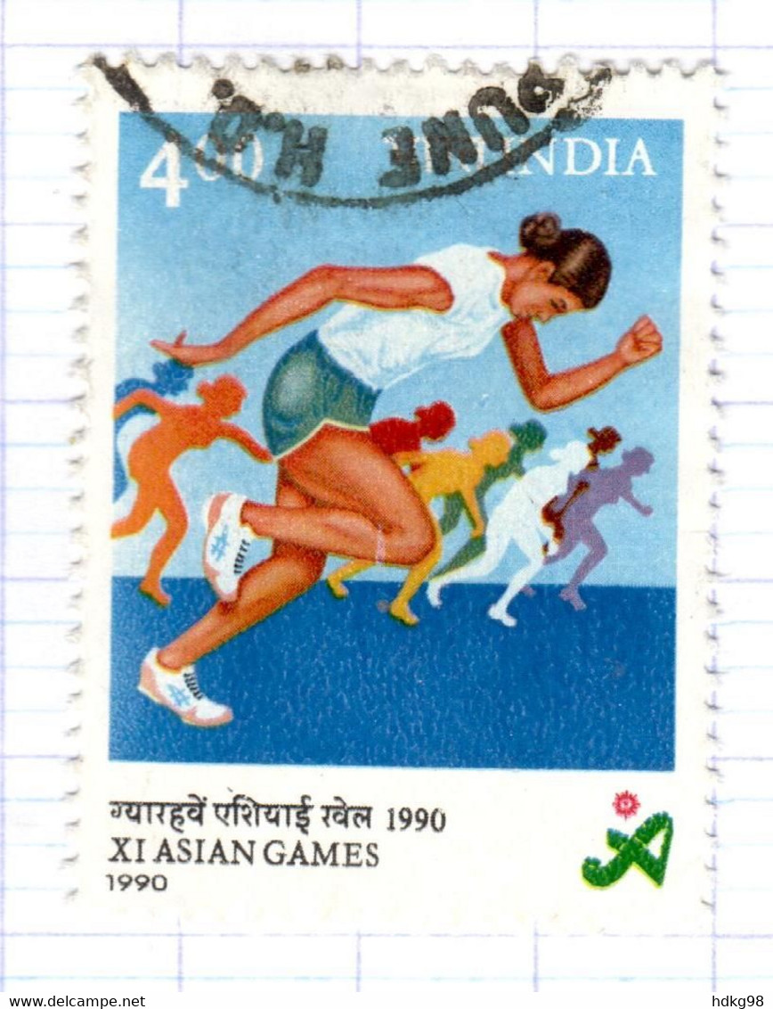 IND+ Indien 1990 Mi 1267 Sportlerin - Oblitérés
