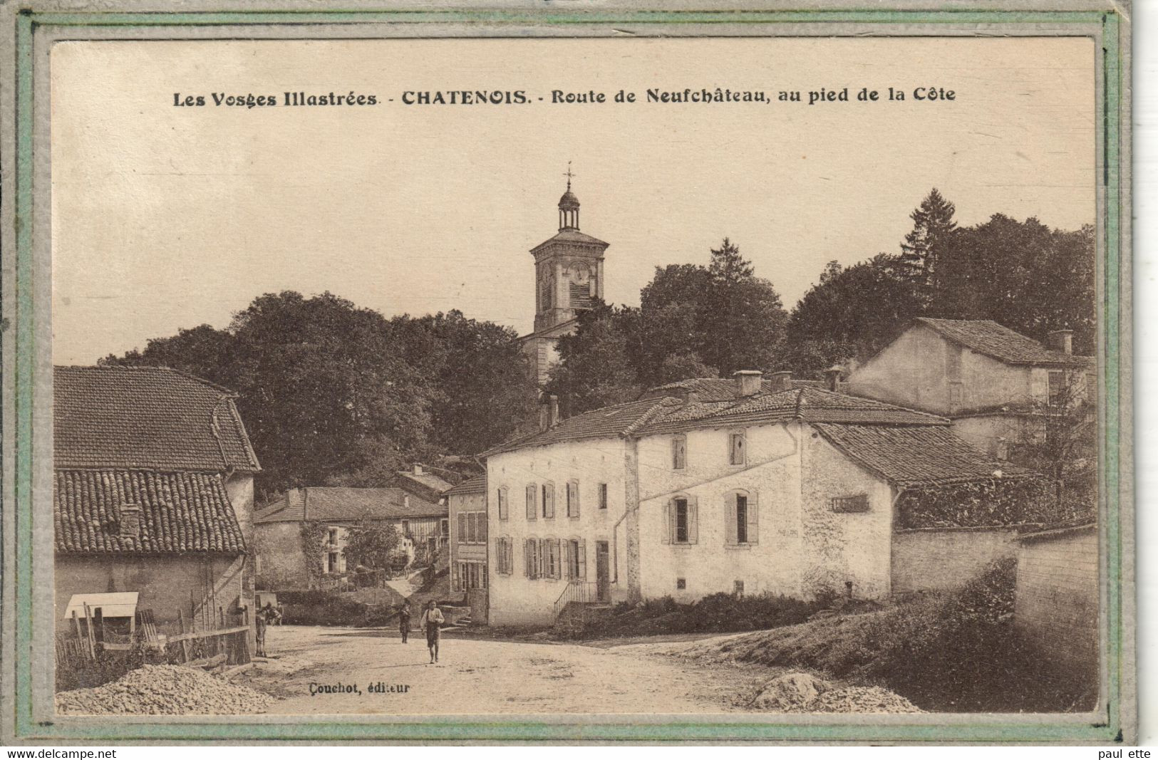 CPA (88) CHATENOIS - Aspect De L'entrée Du Bourg Par La Route De Neufchâteau En 1920 - Chatenois