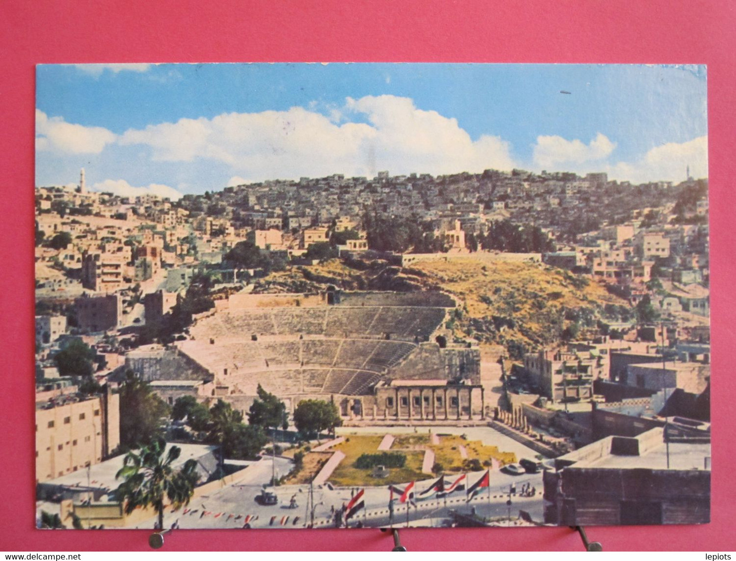 Visuel Très Peu Courant - Jordanie - Roman Theatre Amman - Beaux Timbres - R/verso - Jordanie