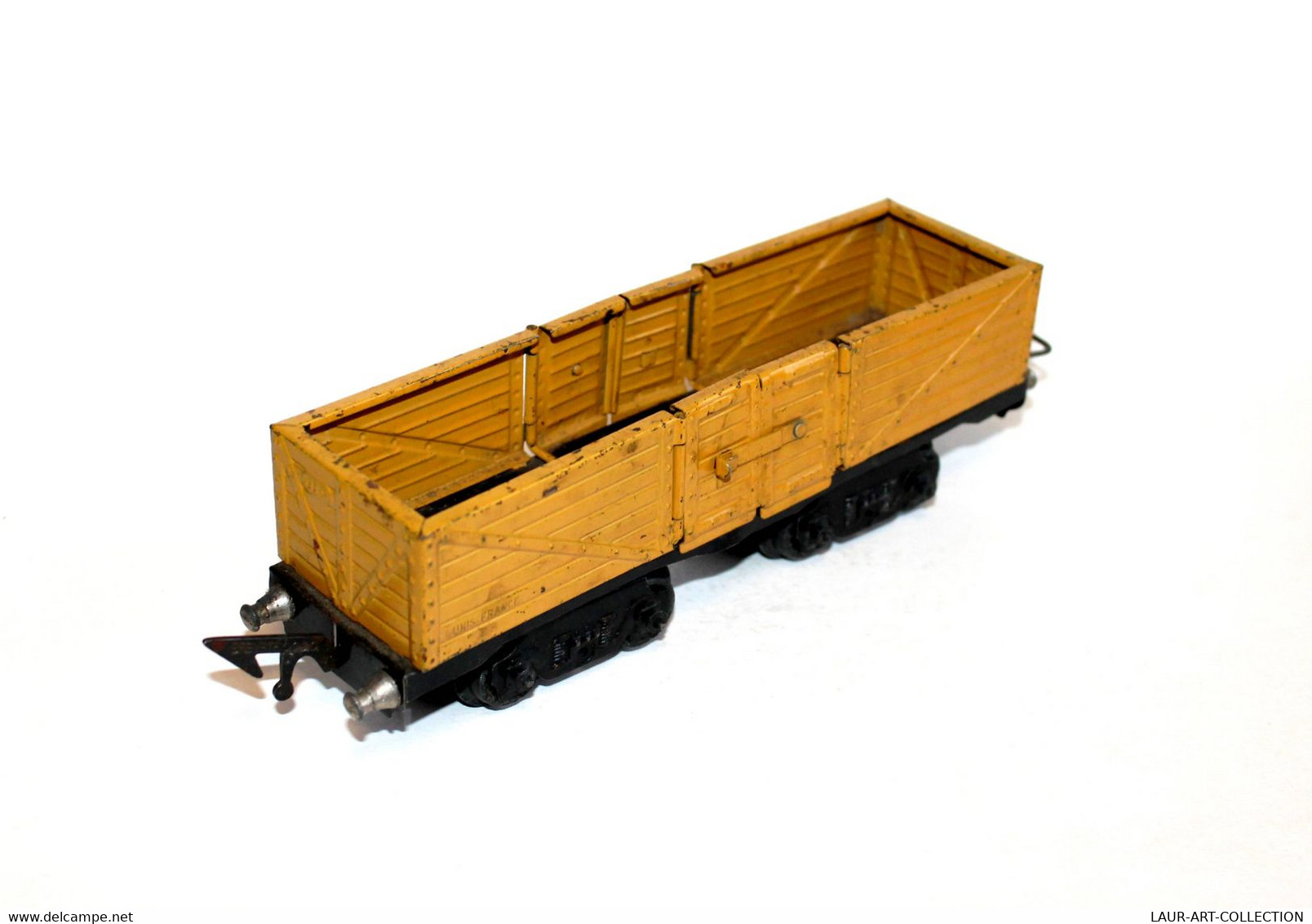 JEP - ANCIEN WAGON TOMBEREAU AVEC PORTE A BOGIES - ECH: O / 0 - MINIATURE TRAIN - MODELISME FERROVIAIRE       (2811.1) - Goods Waggons (wagons)