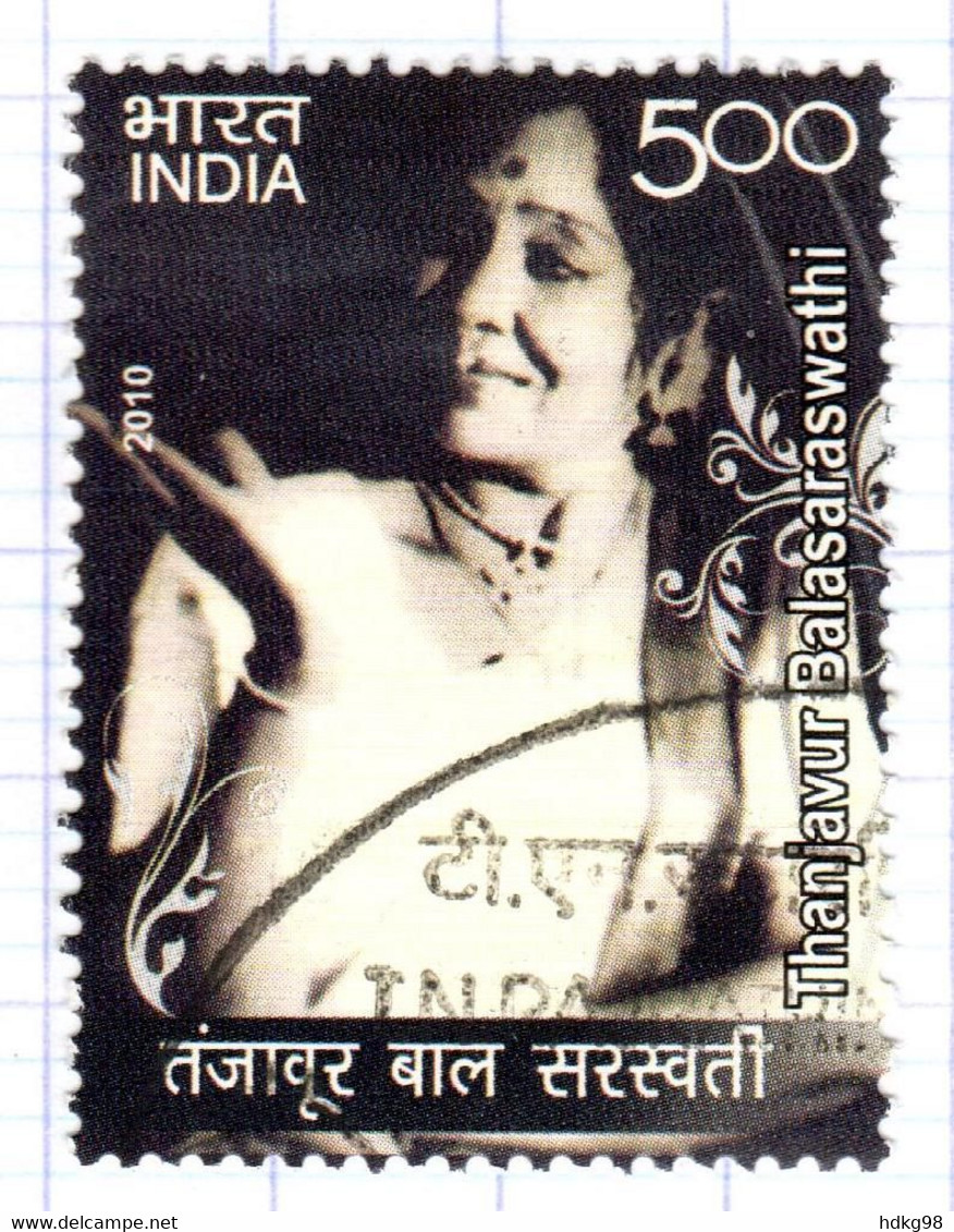 IND+ Indien 2010 Mi 2531 Thanjavur Balasaraswathi - Usados