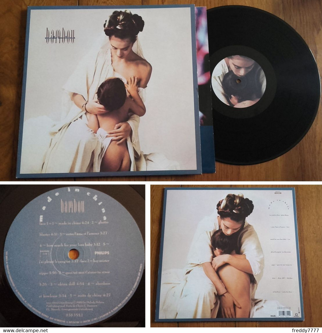 RARE French LP 33t RPM (12") BAMBOU «Made In China» (Serge Gainsbourg, 1989) - Collector's Editions