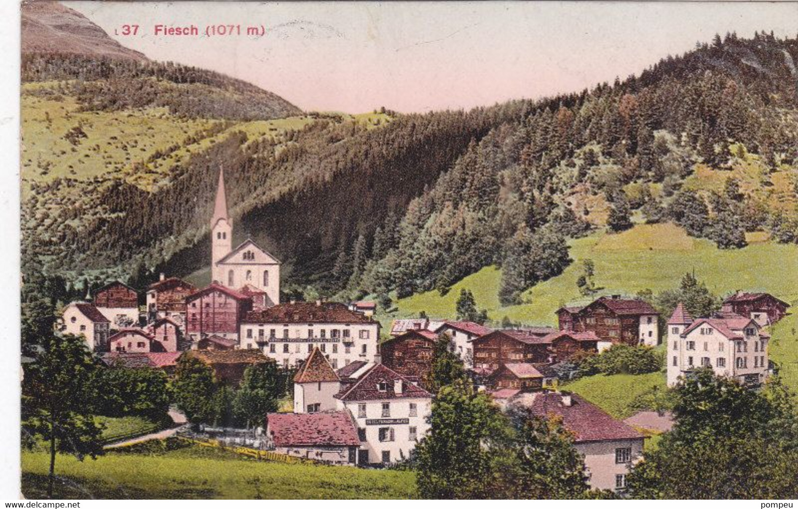 QT - FIESCH (1071 M) - 1913 - Fiesch