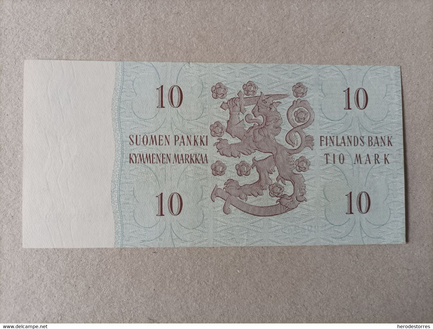 Billete De Finlandia De 10 Markkaa, Año 1963, UNC - Finland