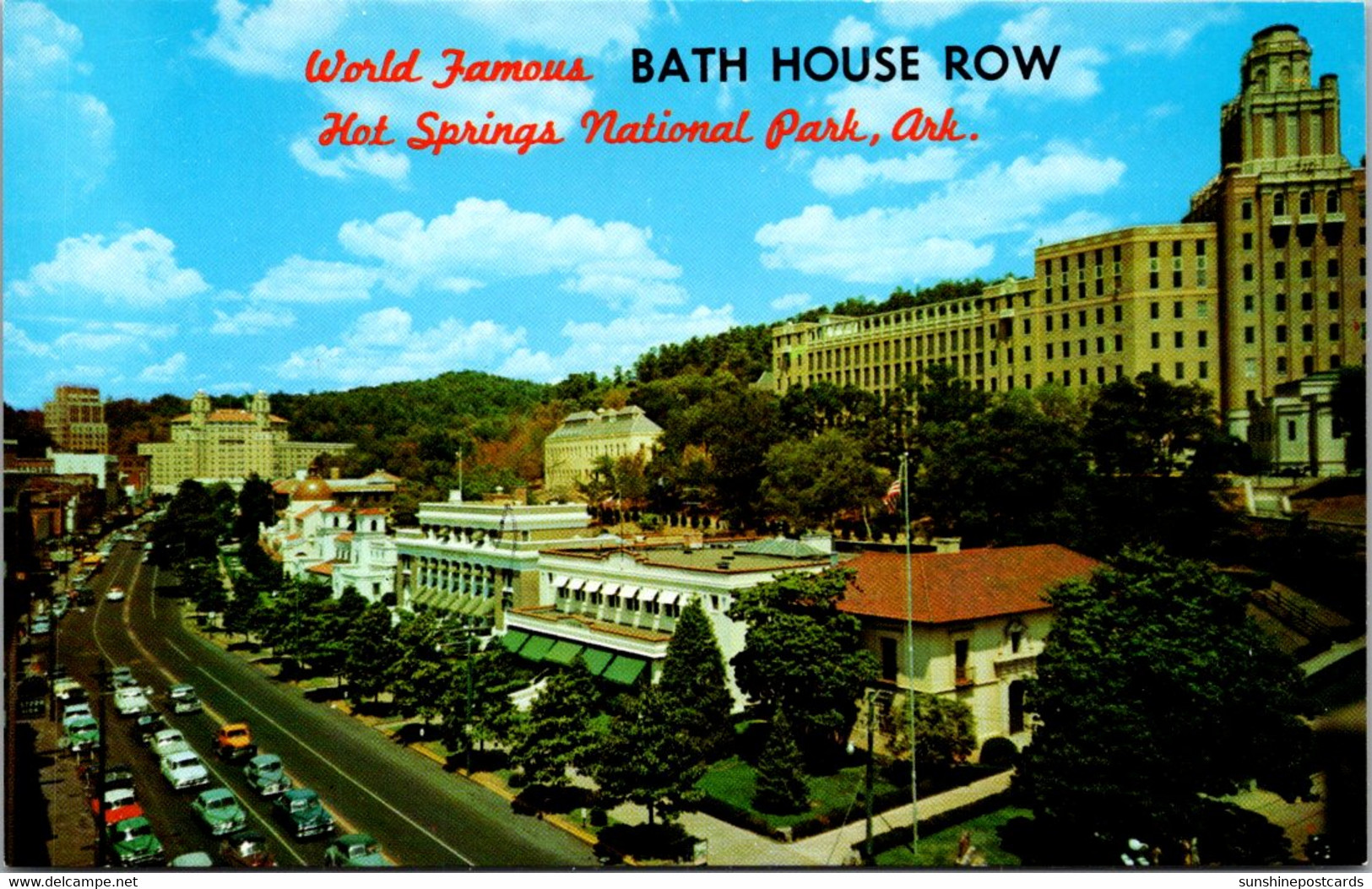 Arkansas Hot Springs Bath House Row - Hot Springs