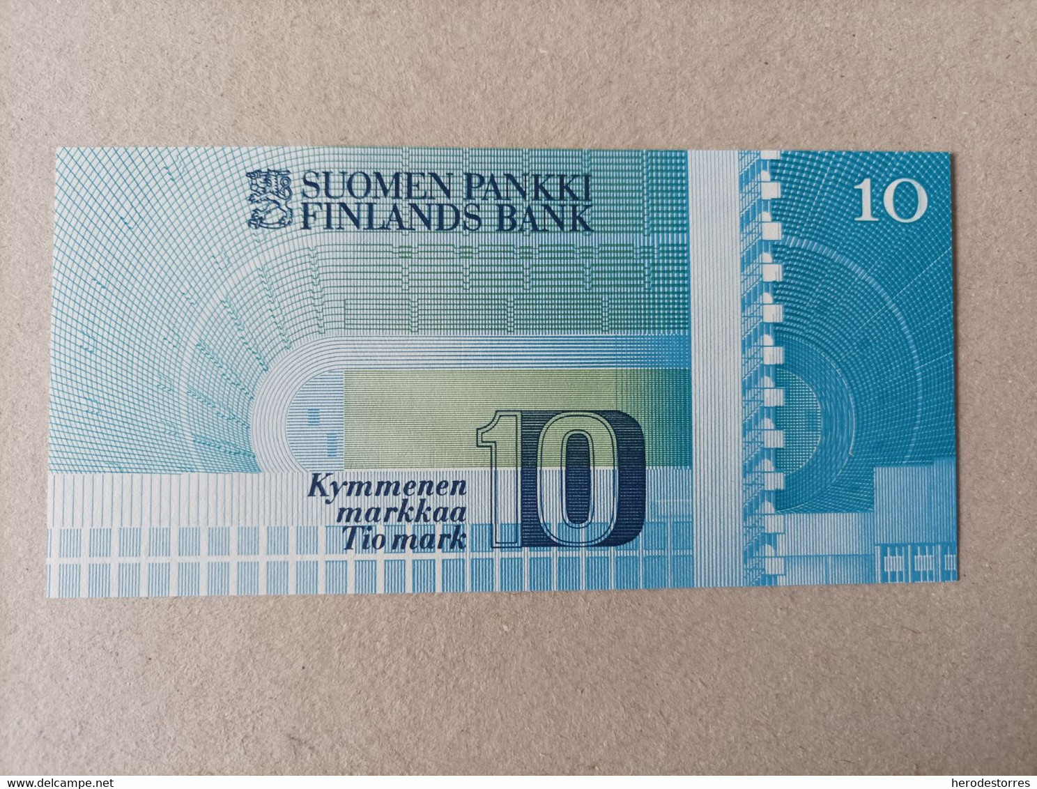 Billete De Finlandia De 10 Markkaa, Año 1986, Sc/plancha - Finnland