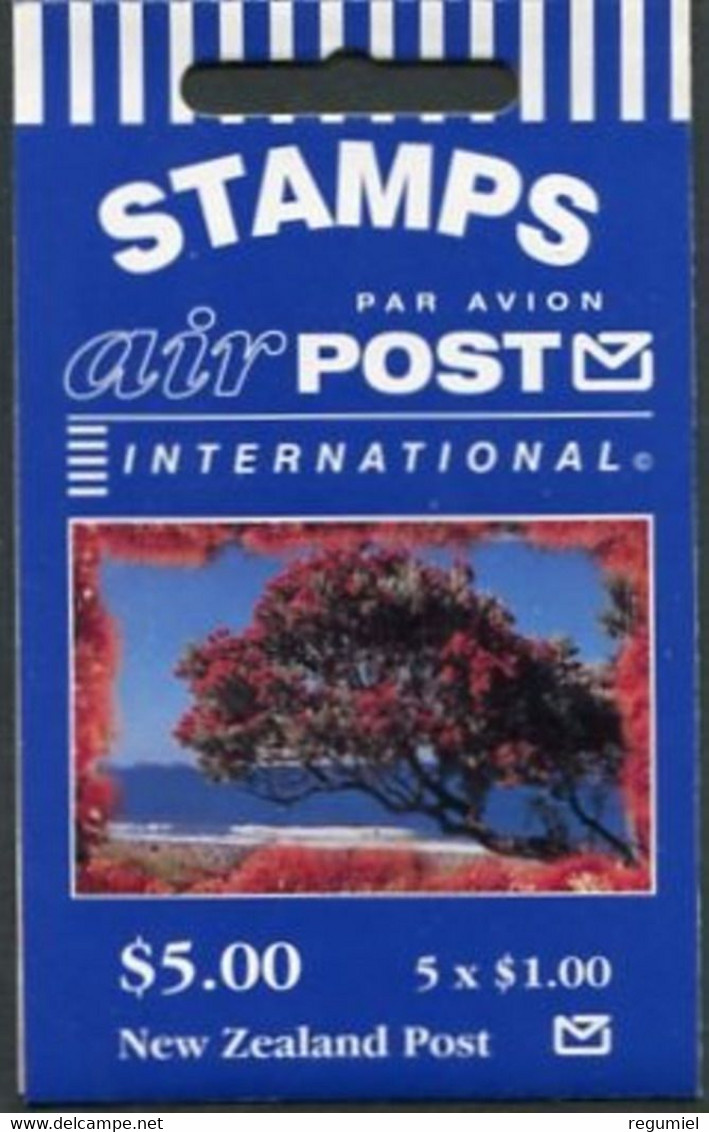 Nueva Zelanda Carnet 1996 ** Aereo Arbol - Carnets