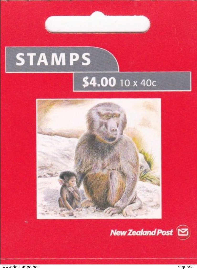 Nueva Zelanda Carnet 2000 ** Monos - Cuadernillos