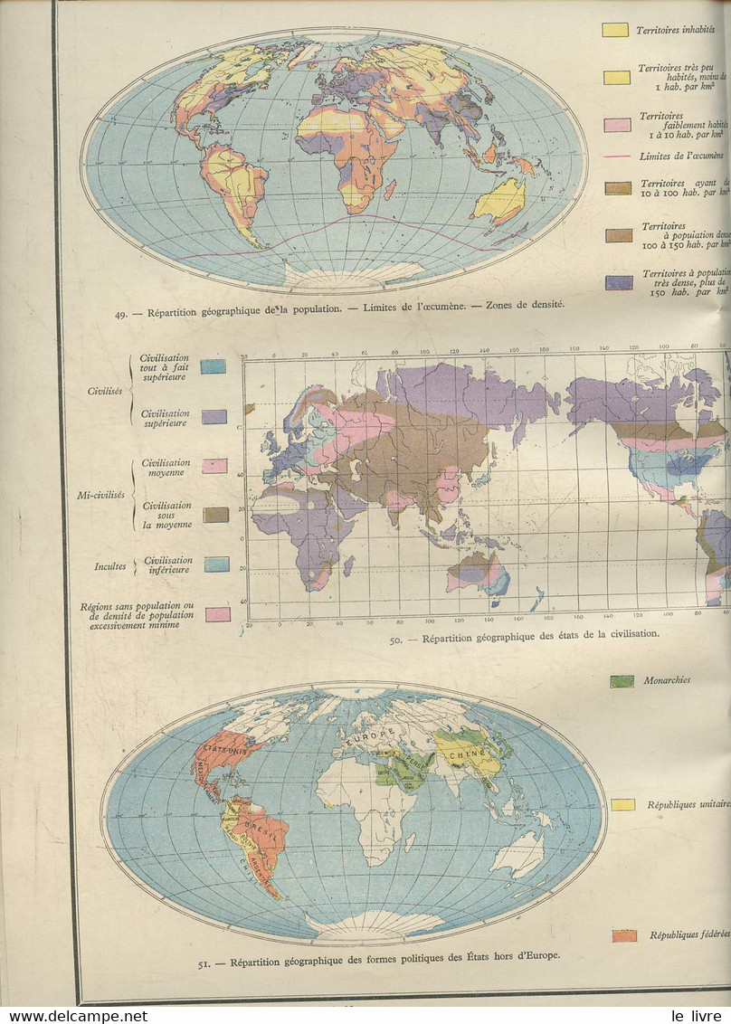 Atlas Classique - Halkin Joseph - 1938 - Cartes/Atlas