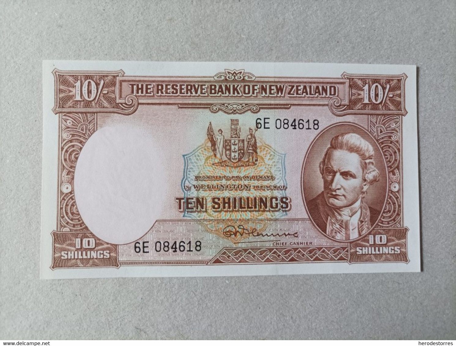 Billete De Nueva Zelanda De 10 Shiling, Año 1967, UNC - Nueva Zelandía