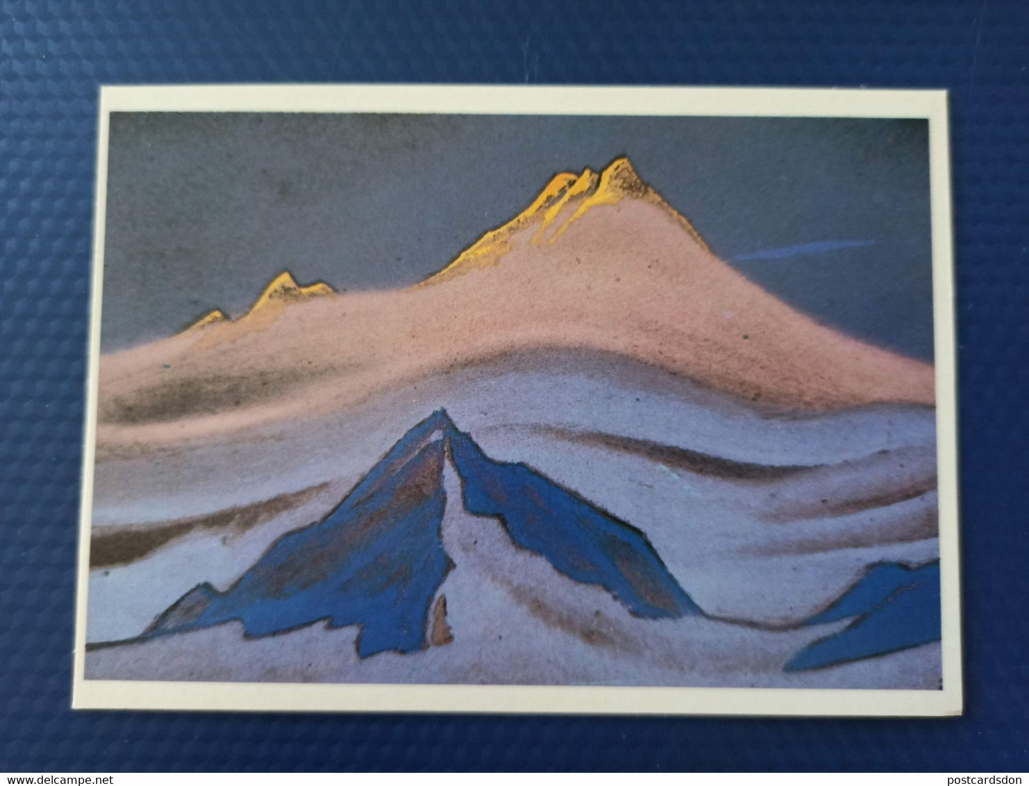 Nicholas Roerich - "Himalayas" -  HIMALAYA - Tibet -  - Old USSR PC 1980s - Tibet