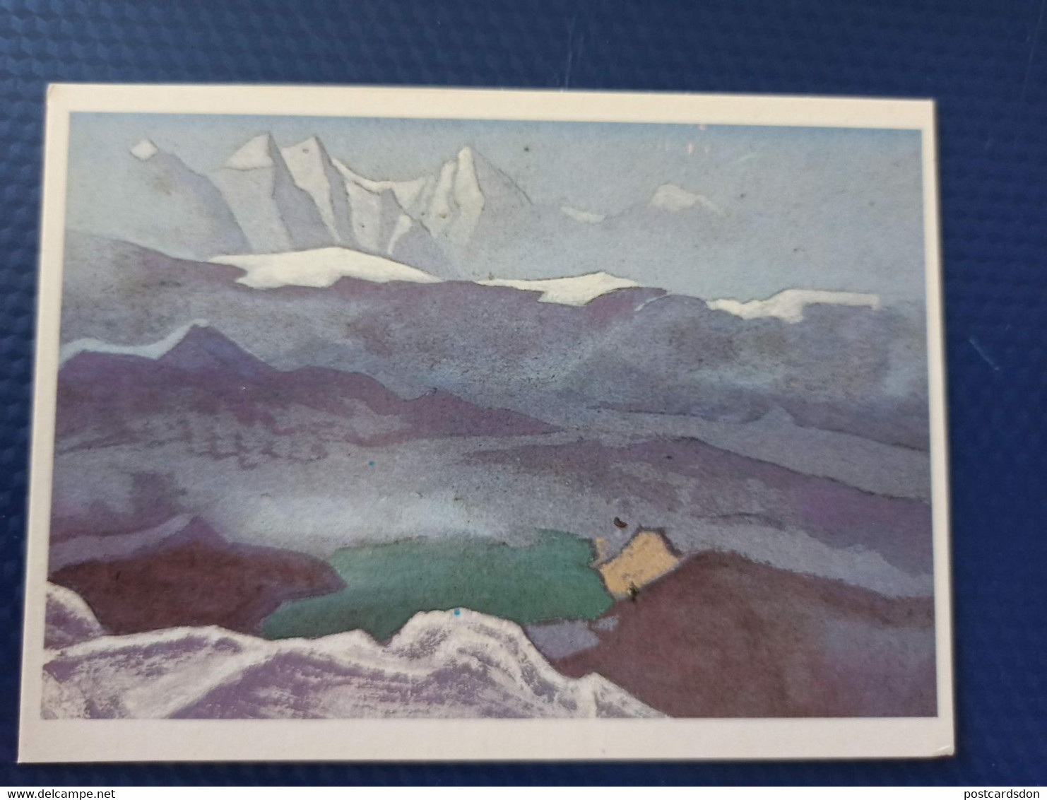 Nicholas Roerich - "Himalayas" -  HIMALAYA - Tibet -  - Old USSR PC 1980s - Tibet