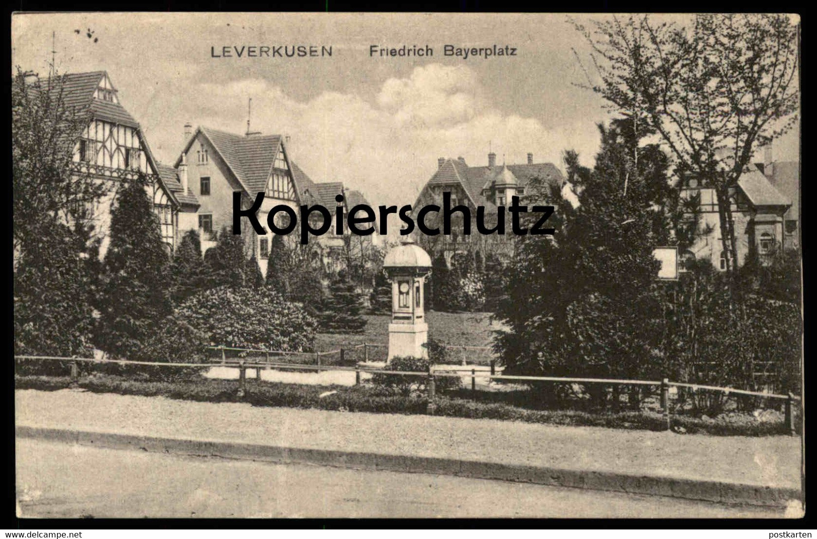 ALTE POSTKARTE LEVERKUSEN FRIEDRICH BAYERPLATZ BAYER PLATZ Ansichtskarte AK Cpa Postcard - Leverkusen