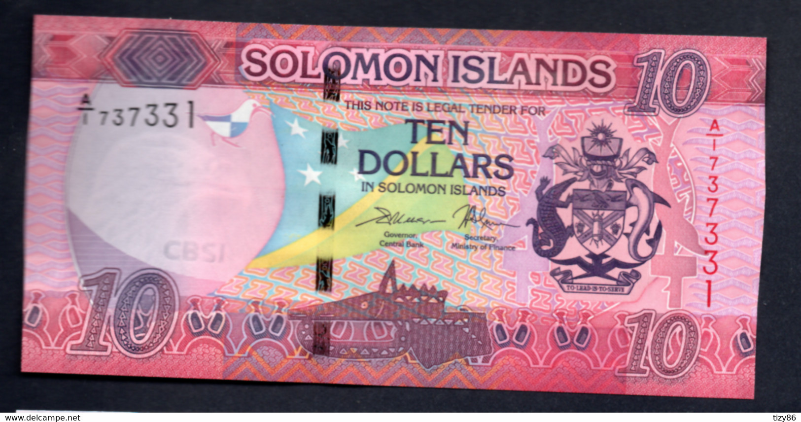 Banconota Solomon Islands - 10 Dollars 2017 (UNC/FDS) - Isola Salomon