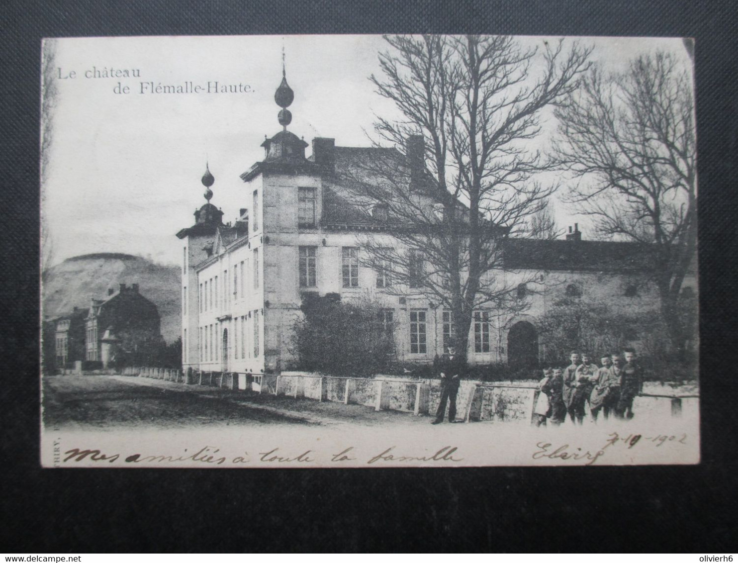 CP BELGIQUE (V2210) FLEMALLE HAUTE (2 Vues) Le Château - 1902 - Flémalle