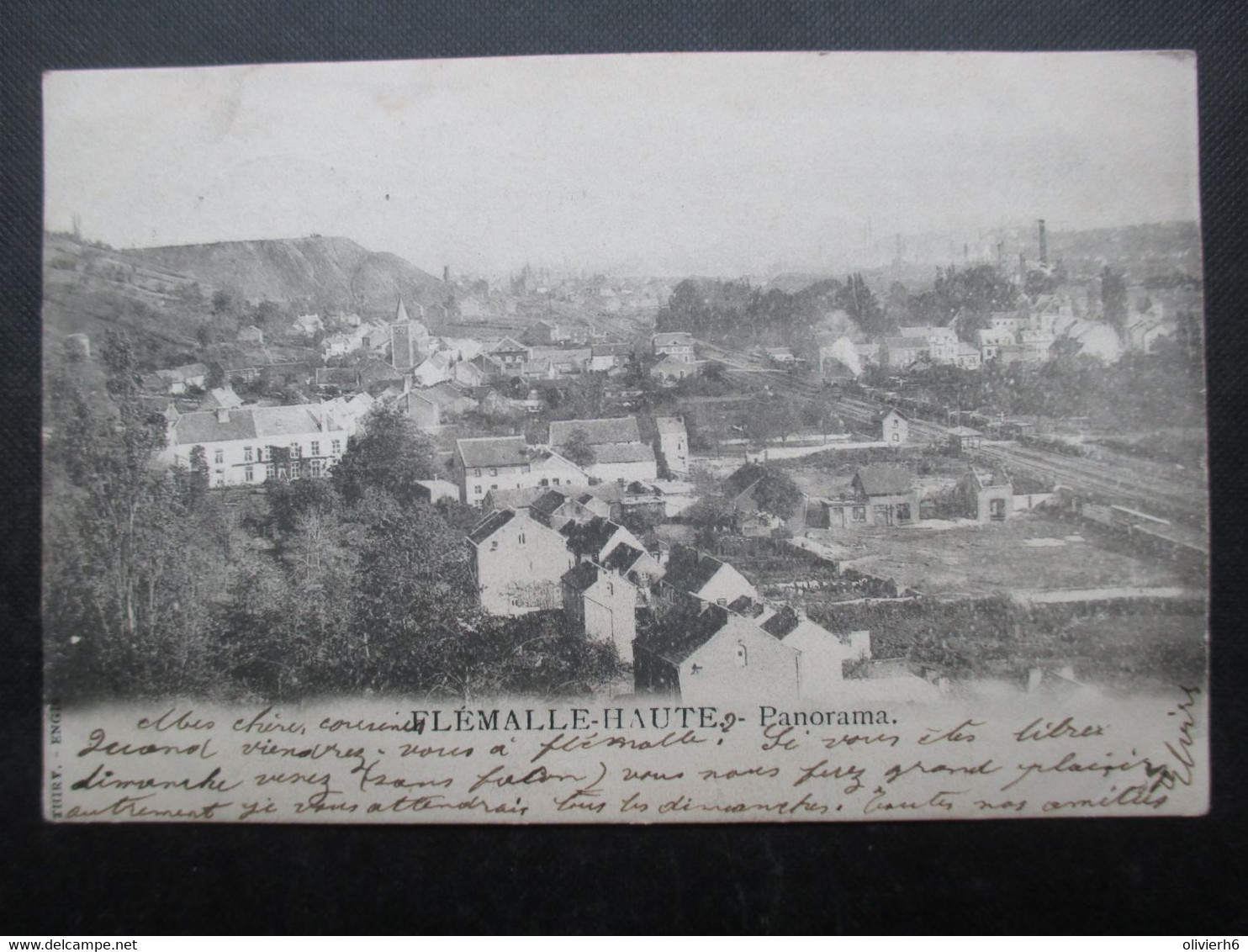 CP BELGIQUE (V2210) FLEMALLE HAUTE (2 Vues) Panorama - Editeur Thiry 1903 - Flémalle