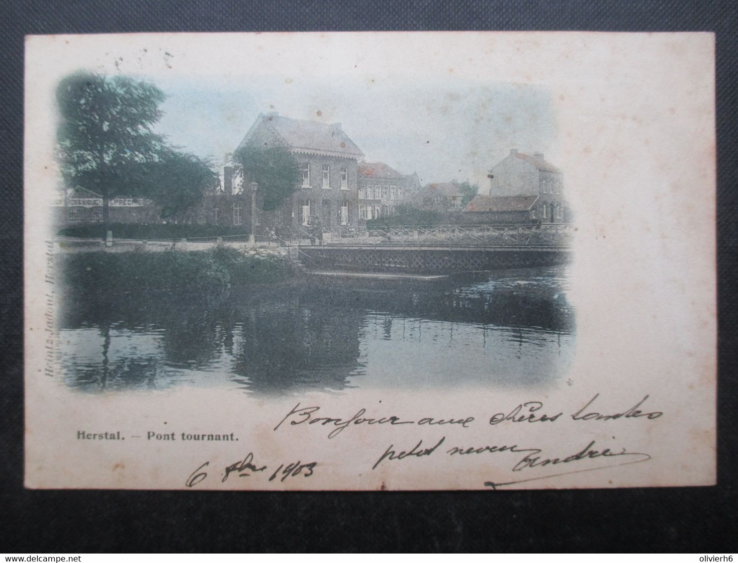 CP BELGIQUE (V2210) HERSTAL (2 Vues) Pont Tournant - Heintz Jadoul Herstal 1903 - Herstal