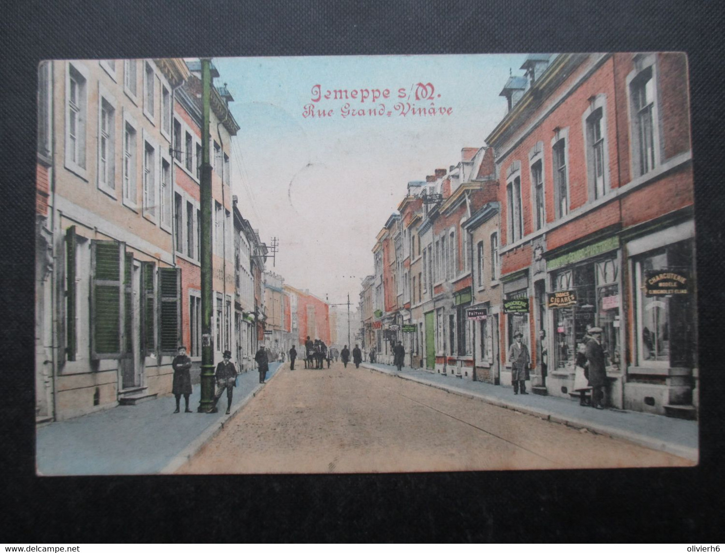 CP BELGIQUE (V2210) JEMEPPE SUR MEUSE (2 Vues) Rue Grande Vinâve - Editeur Marcovici - 1913 - Seraing