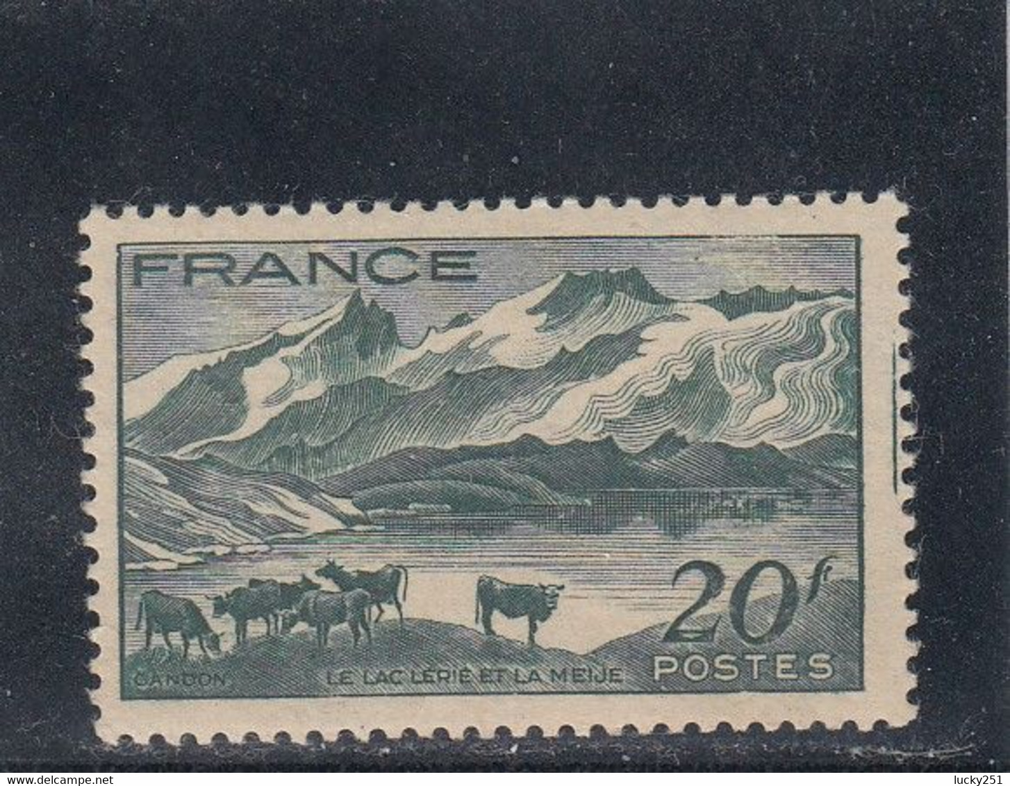 France - Année 1943 - Neuf** - N°YT 582** - Paysage Du Dauphiné - Neufs