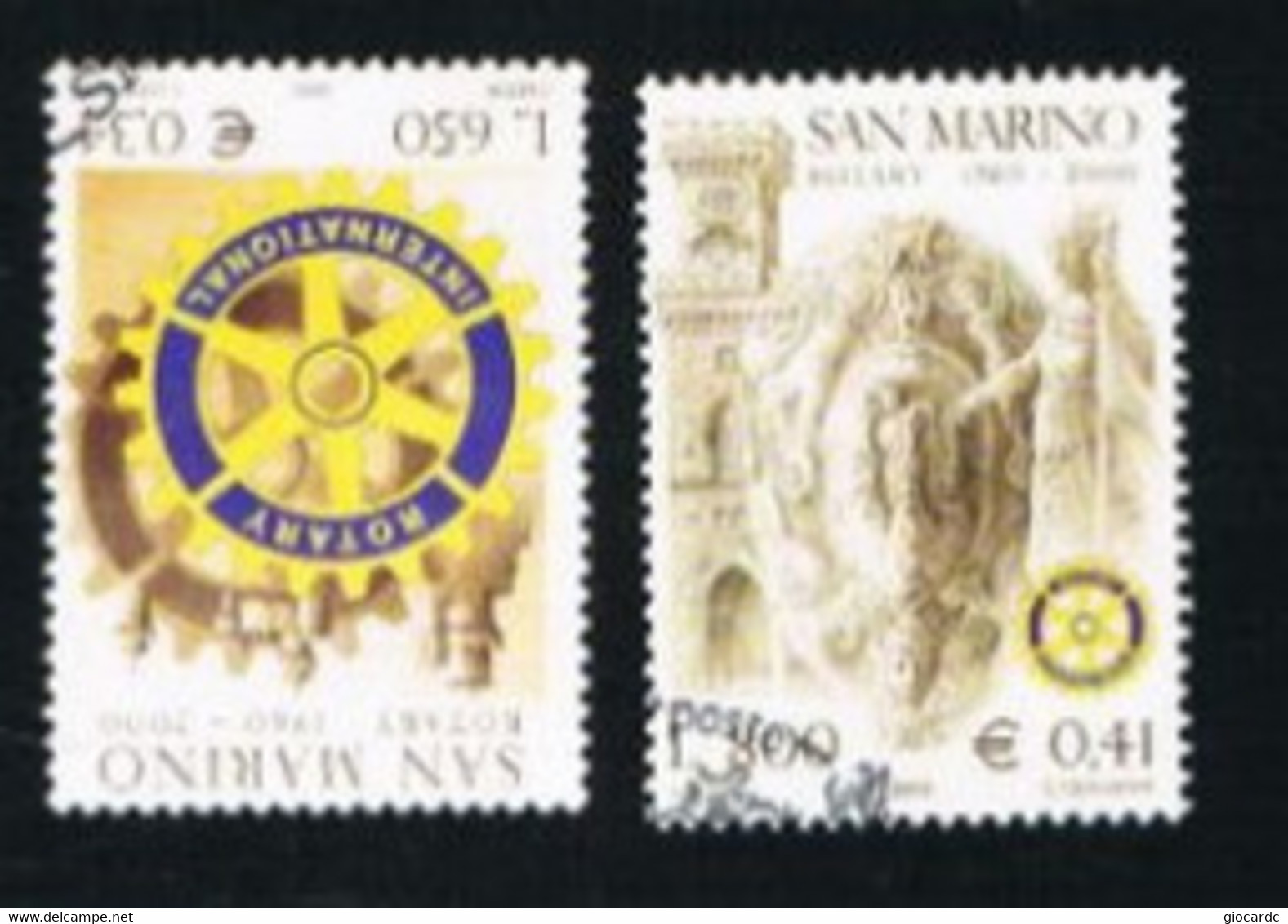 SAN MARINO - UN 1734.1735  - 2000  ROTARY CLUB LOCALE  (COMPLET SET OF 2  ) - USED° - Gebraucht