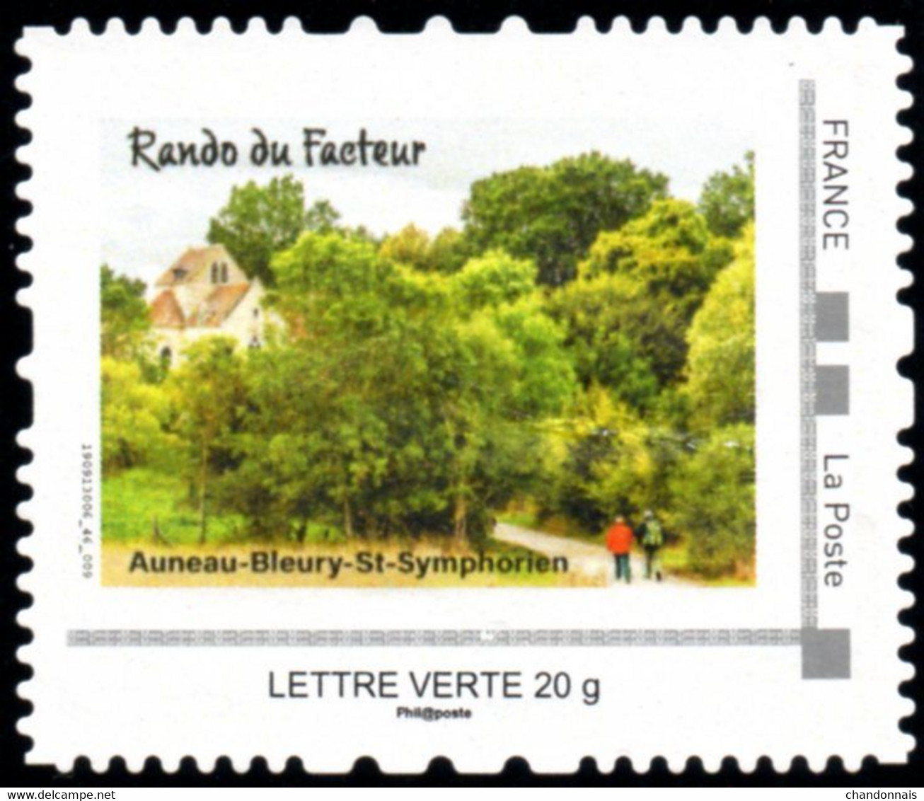(EL1) Personnalisé (MTAM) Neuf Auneau N° 19 D Rando Du Facteur : église St Rémy (Chartres, Fôret...) - Unused Stamps