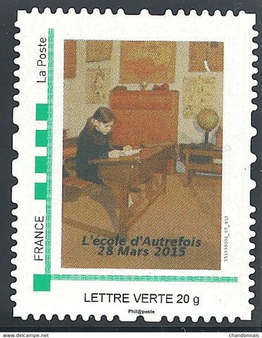 (EL1) Personnalisé (MTAM) Neuf Mainvilliers Près Chartres N° 15 B L'école : Jeune Fille à Son Bureau - Unused Stamps