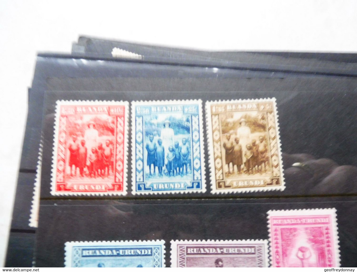 Ruanda Urundi  108/110 Neuf * Mh Plakken Parfait Perfect - Unused Stamps