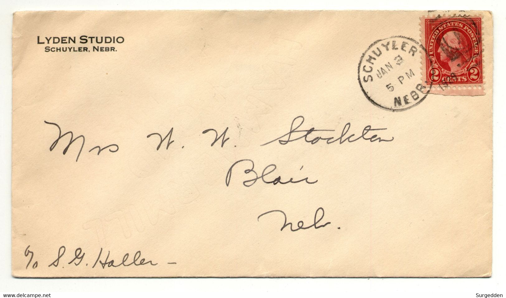 1929 Schuyler, Nebraska, Michel-Nr. 263 O - Nach Blain - 1921-40
