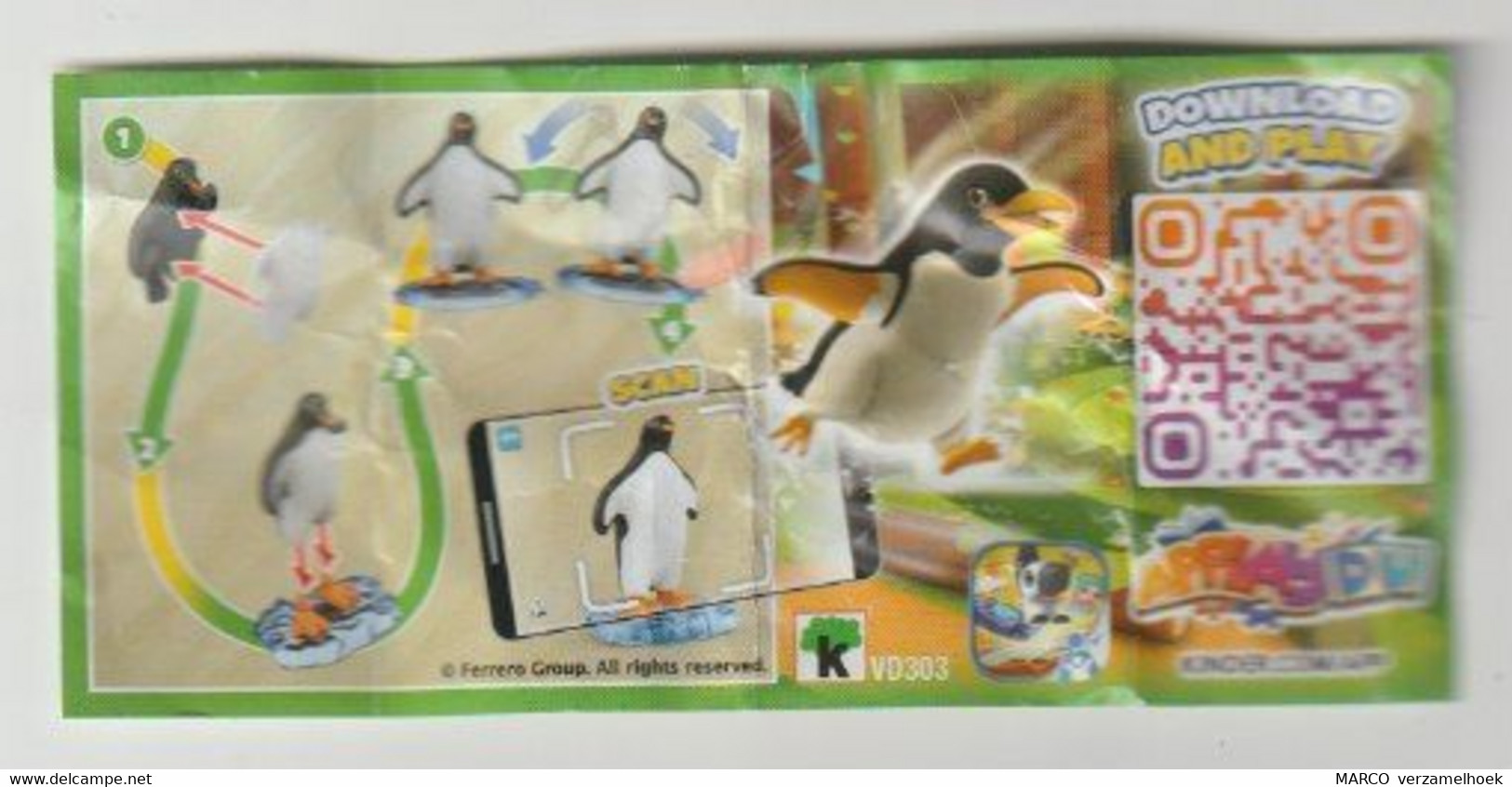 Handleiding FERRERO Kinder K-VD303 Pinguin 2022 ApplayDU NATOONS - Notices