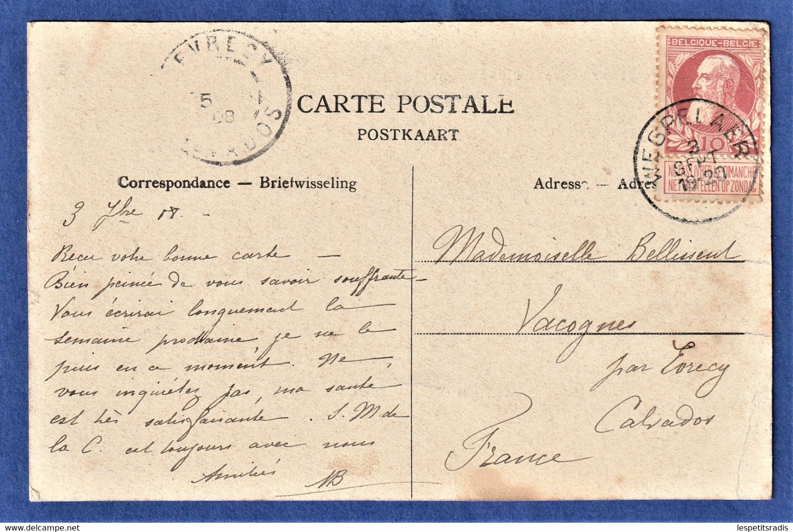 *****TRES RARE CPA BELGIQUE - WESPELAAR (Wespelaer) - De Statie - La Gare - Haacht