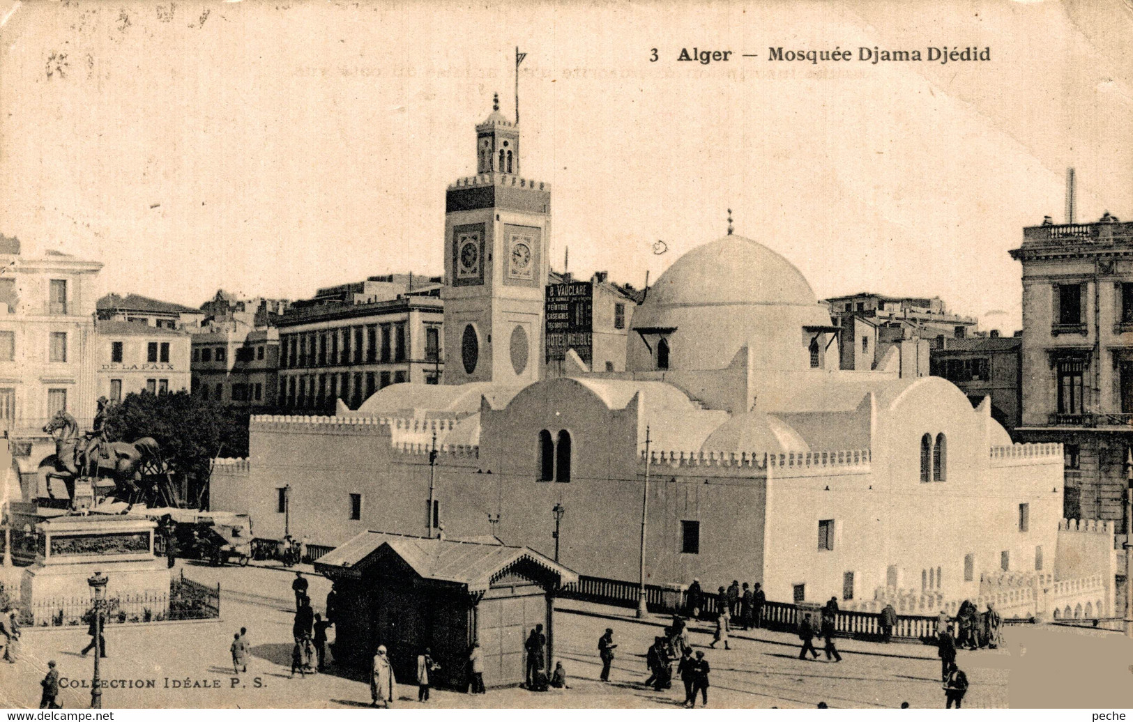 N°101860 -cpa Alger -mosquée Djama Djedid - Alger