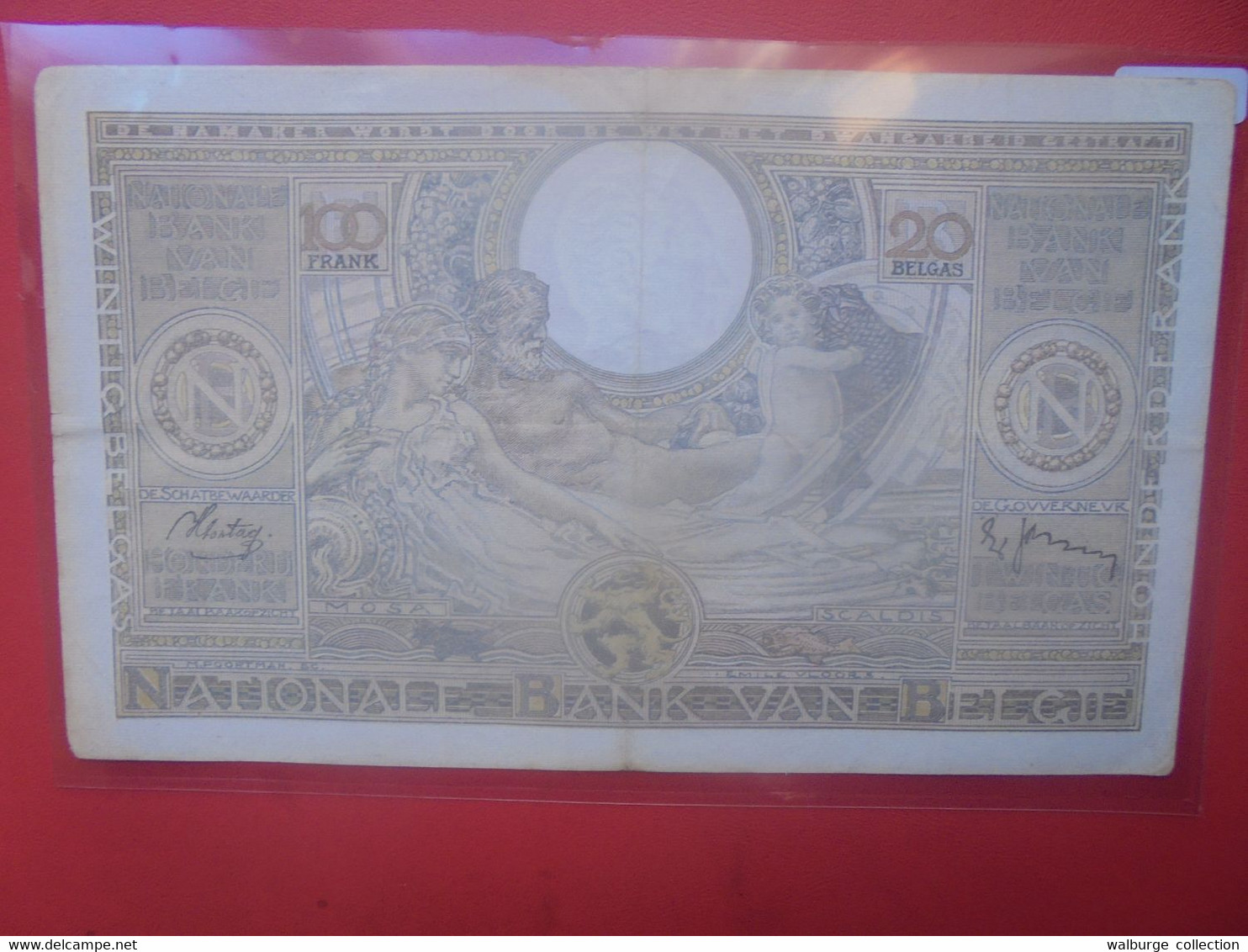 BELGIQUE 100 FRANCS 1938 Circuler (B.27) - 100 Francs & 100 Francs-20 Belgas