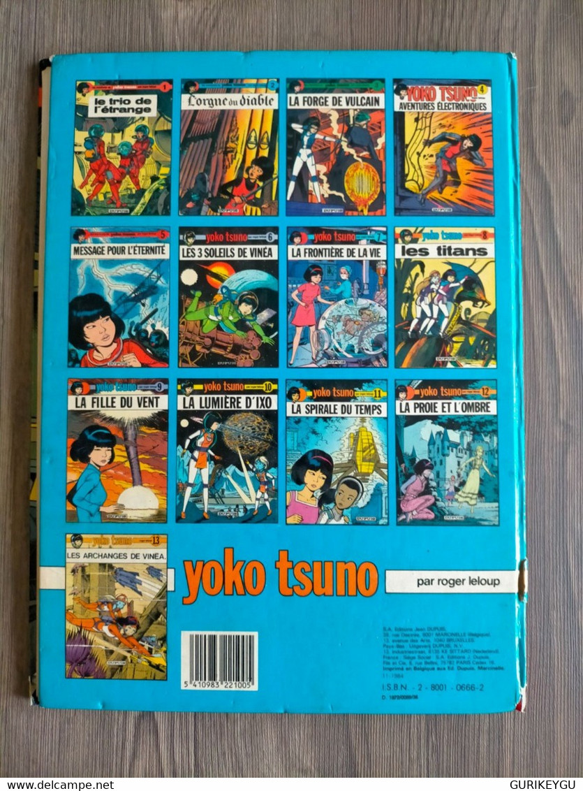 LOT 5 bd YOKO TSUNO n° 1.2.9.11 EO.14 le trio de l'étrange l'orgue du diable la fille du vent le feu de wotan la spirale