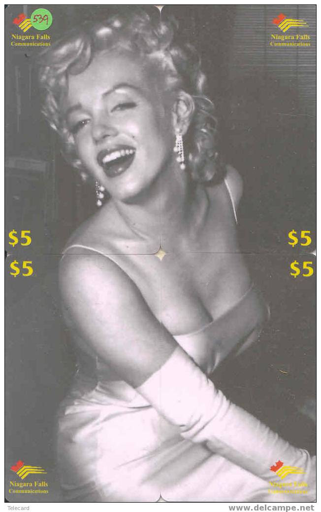 MARILYN MONROE (539) Puzzle Of 4 Phonecards * CINEMA * KINO * FILM * ACTRICE - Puzzles