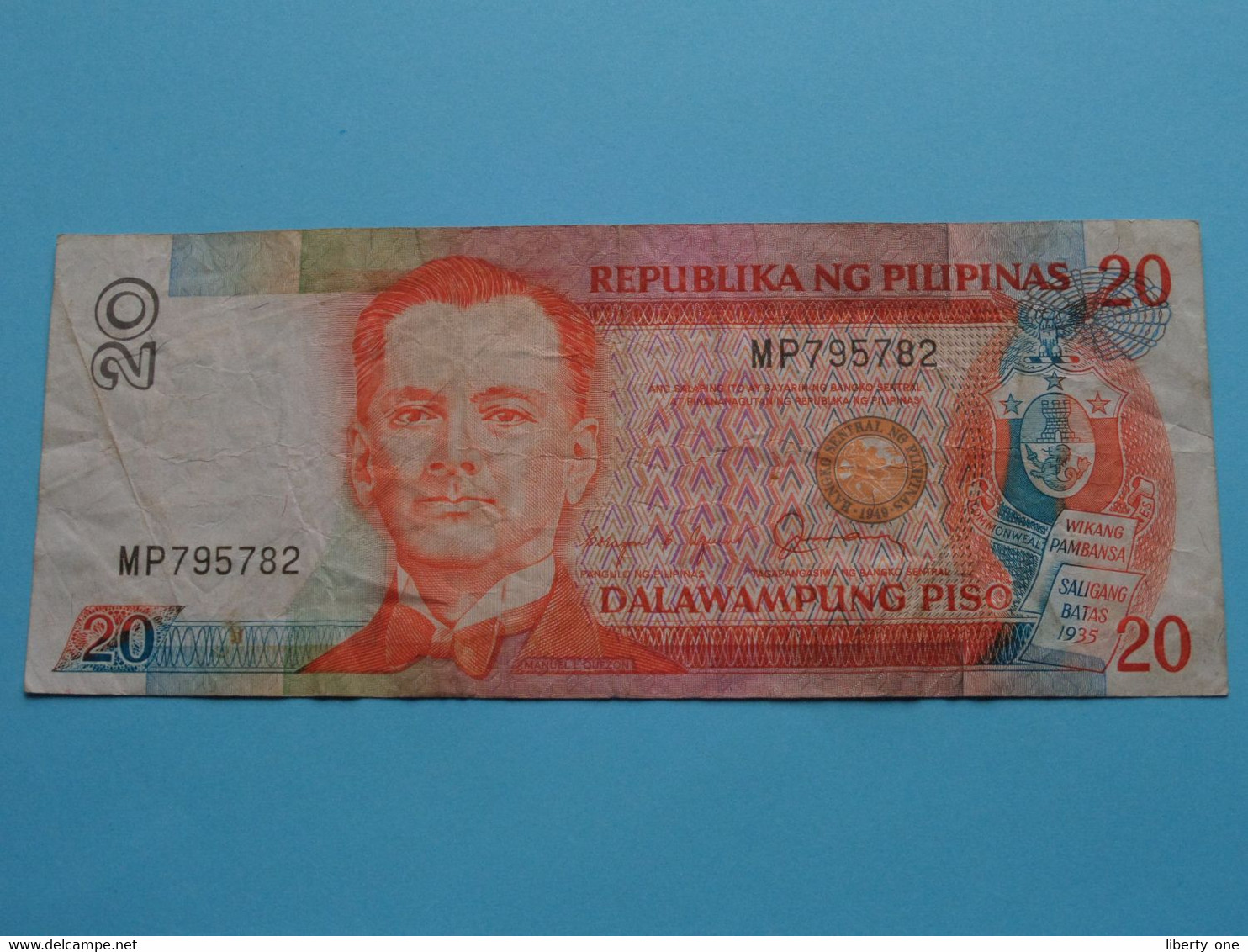 20 Piso - 1986 ( Voir / See > Scans ) Circulated ! - Filipinas