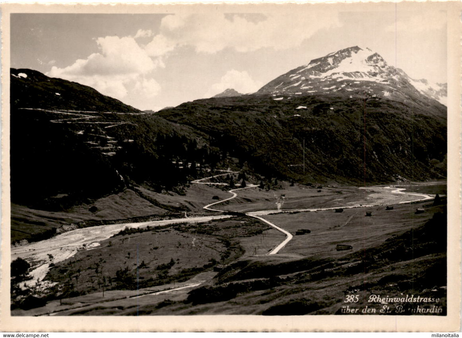 Rheinwaldstrasse über Den St. Bernhardin (385) - Rheinwald