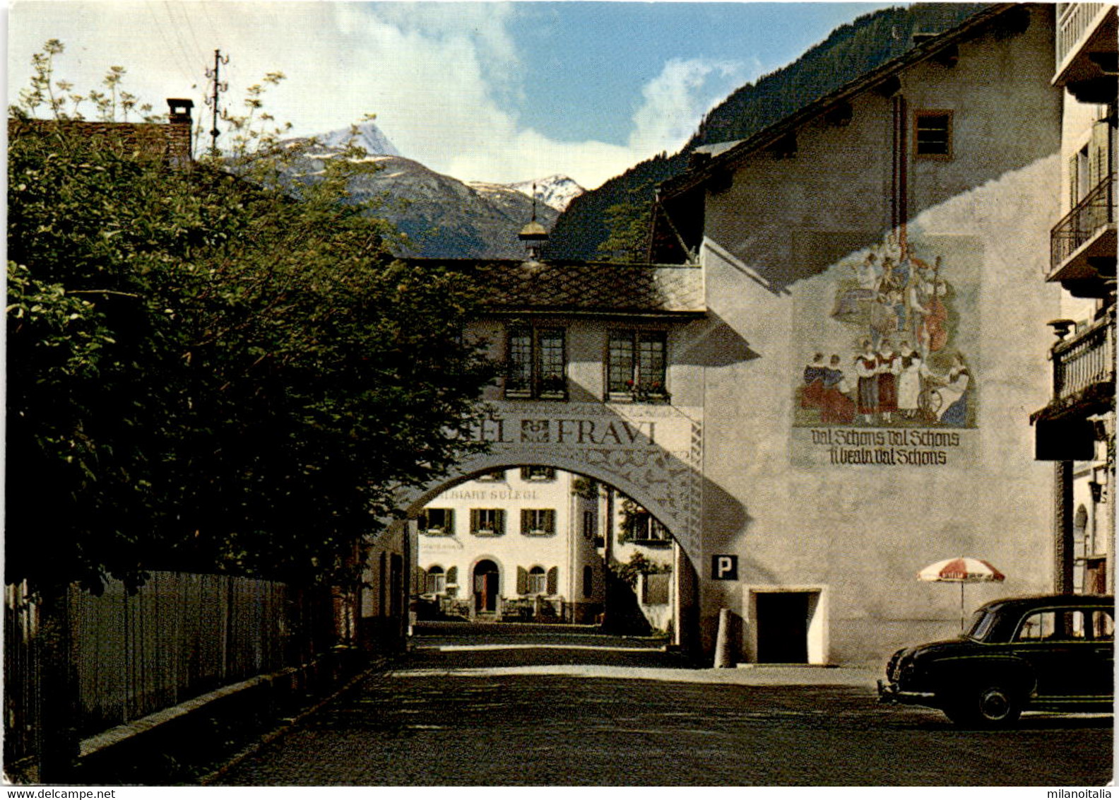 Andeer - Dorfeingang (3355) * 19. 7. 1986 - Andeer