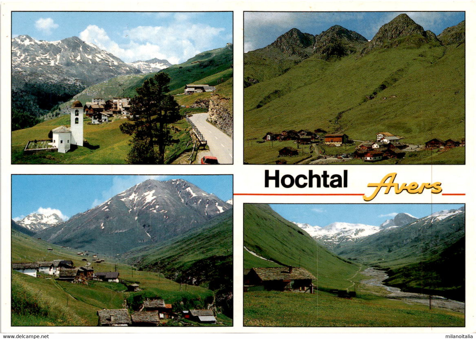 Hochtal Avers - 4 Bilder (4/278) * 6. 9. 1994 - Avers