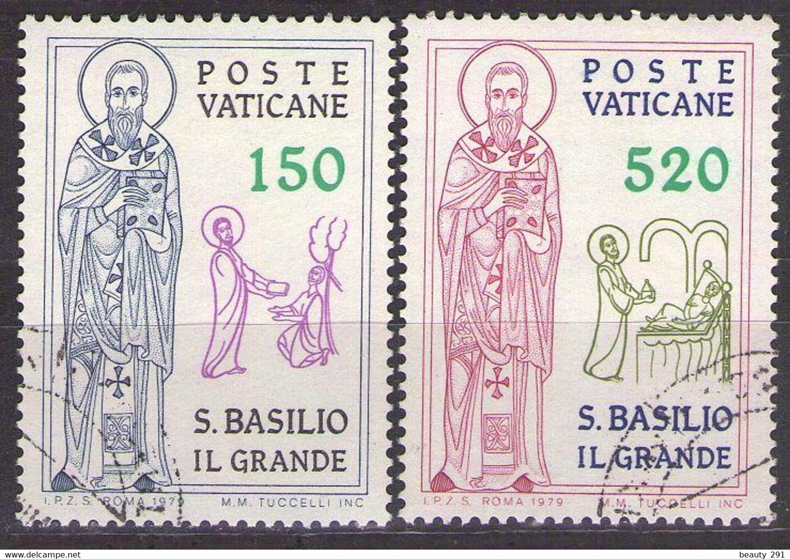 VATICAN 1979 Mi 743-744 USED - Usados