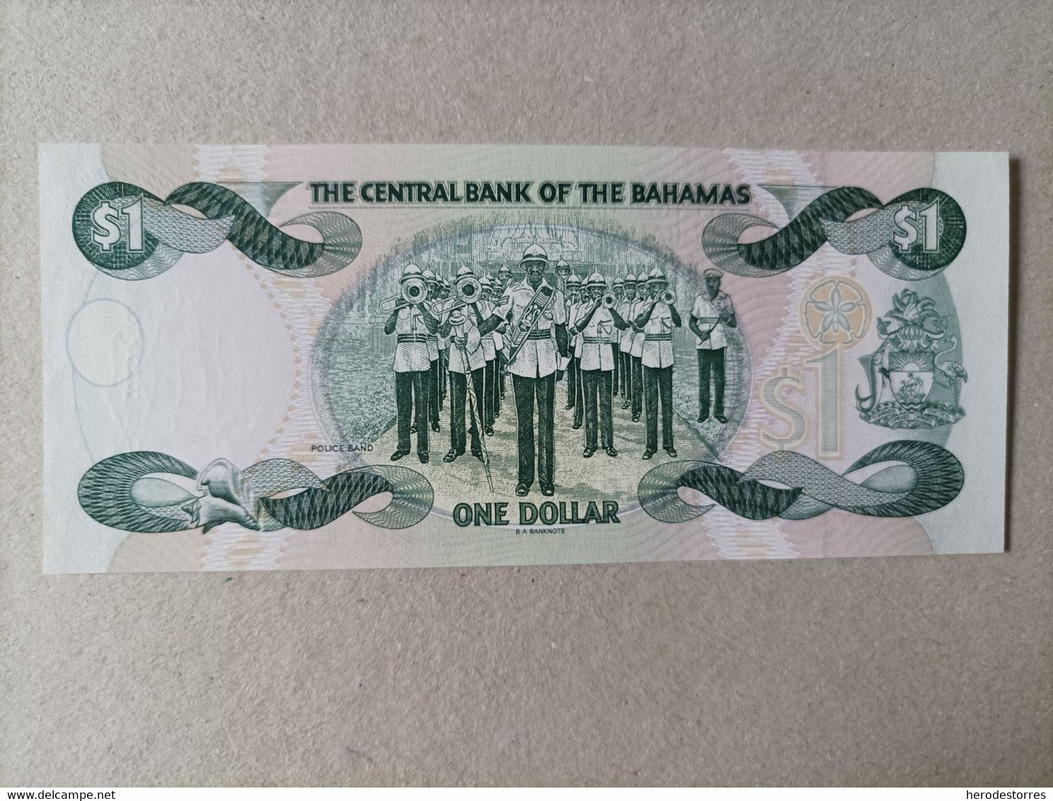 Billete De Bahamas De 1 Dólar, Año 1996, UNC - Bahama's