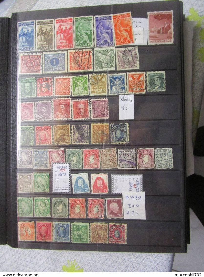 lot de timbres anciens
