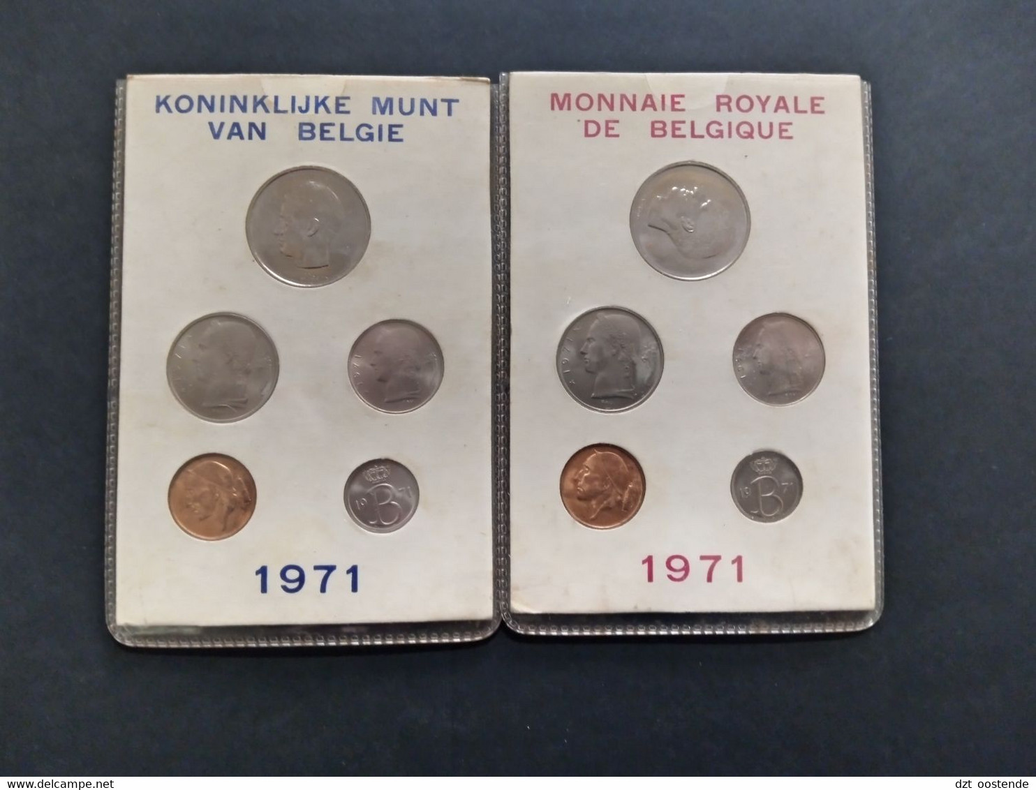 BELGIE SET 1971 - FDEC, BU, BE & Münzkassetten