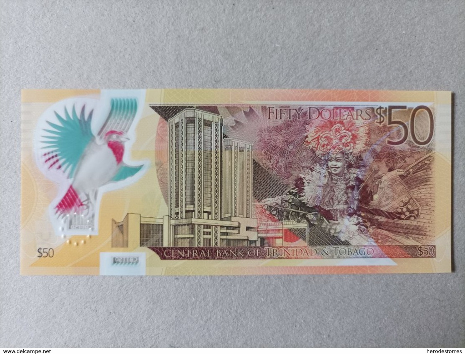 Billete De Trinidad Y Tobago De 50 Dólares, Año 2015, UNC - Trinidad & Tobago