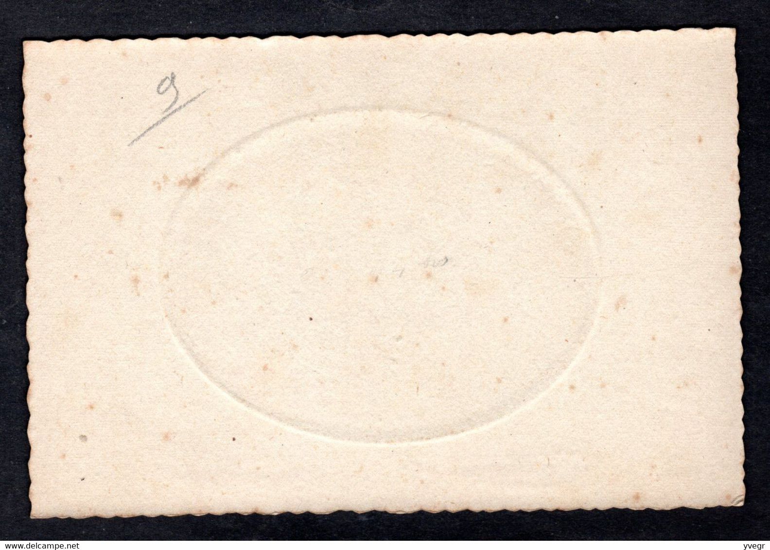 Photo D'un Bébé à Plat Ventre - B. Aurignae - St-Cyprien, Toulouse-Revel - Carton 10,5 X 16 Cm - Genealogy