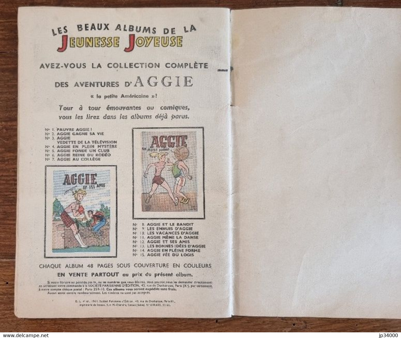 LILI Reporter Photographe N°9 Edition 1961. Chez S.P.E. (couverture Papier) (A) - Lili L'Espiègle