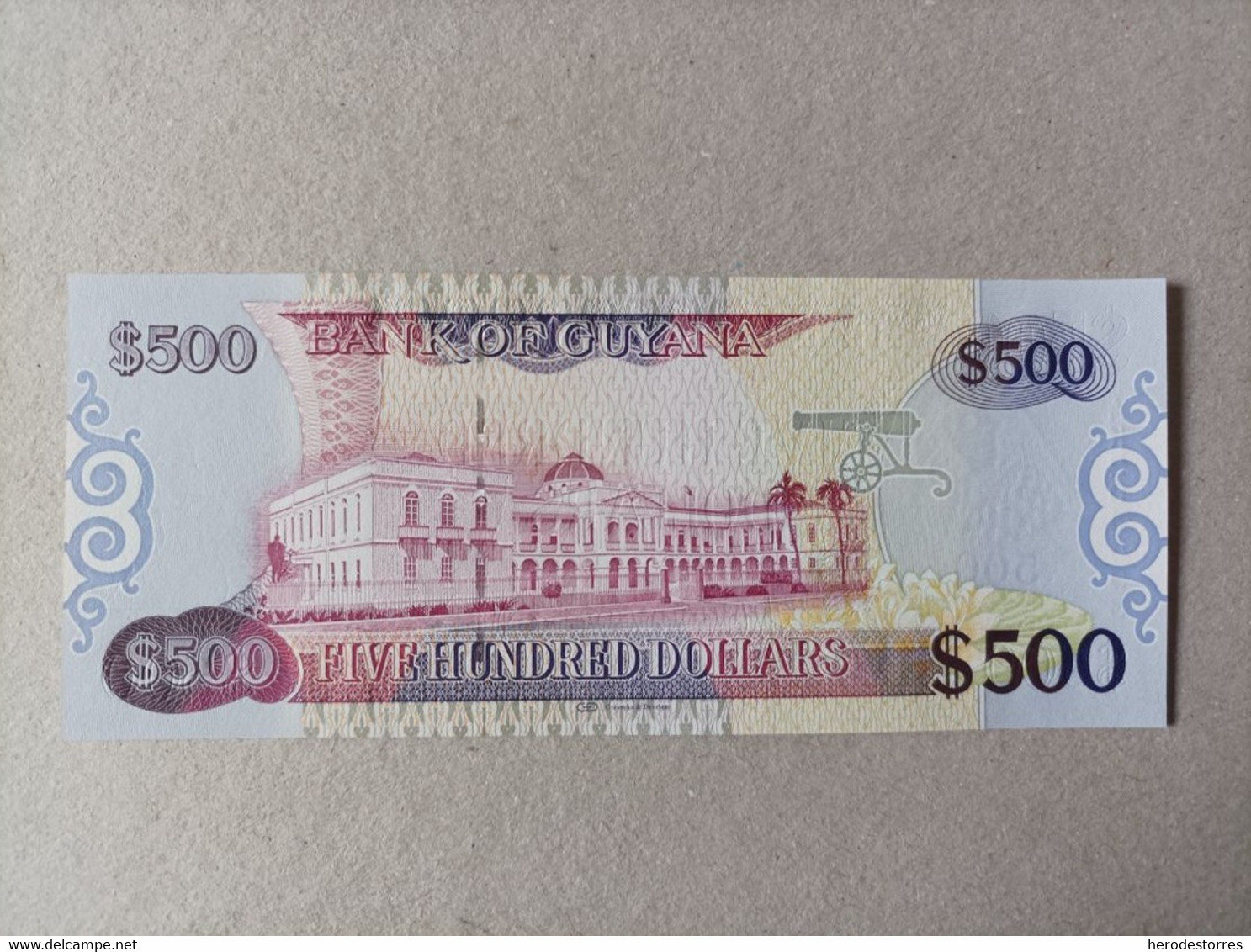 Billete De Guyana De 500 Dólares, Año 2011, Uncirculated - Guyana