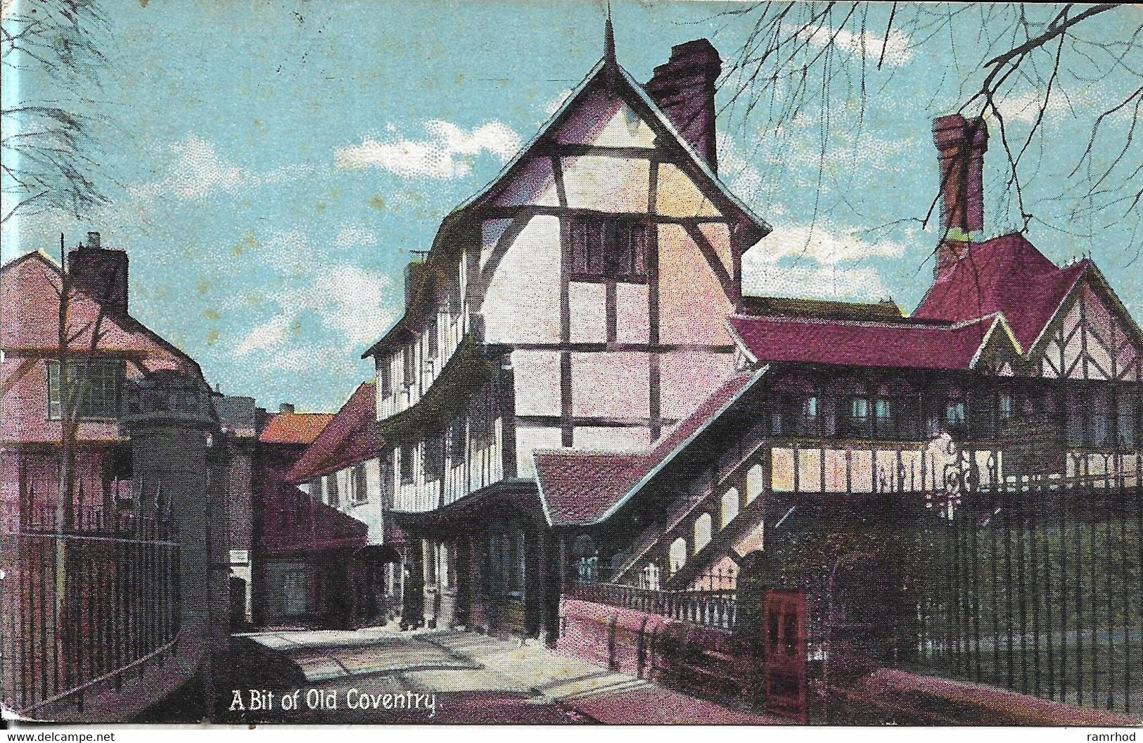 Coventry, Old Town (Publisher - Unknown) Date - October, 1909, Used - Coventry