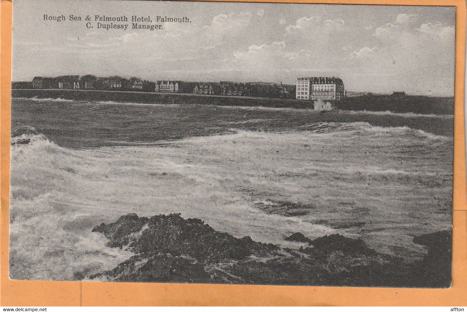 Falmouth UK 1905 Postcard - Falmouth